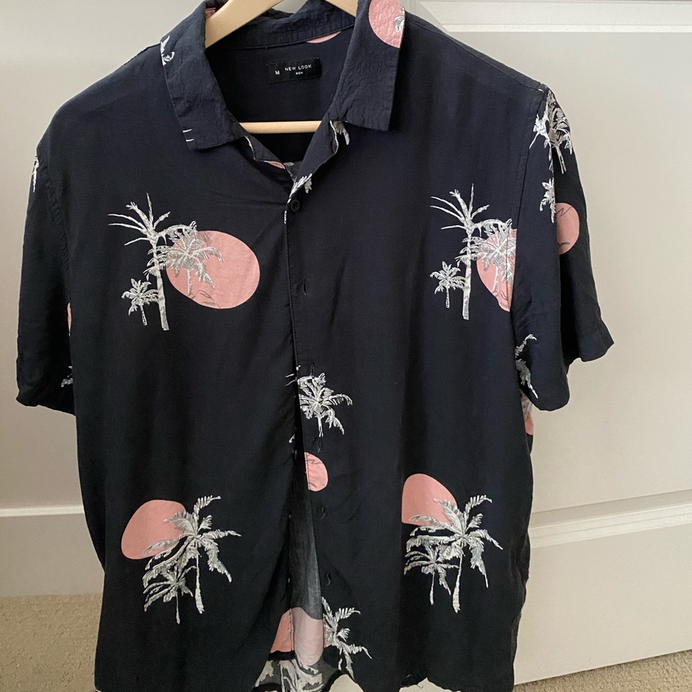 New Look Button up Moon shirt
